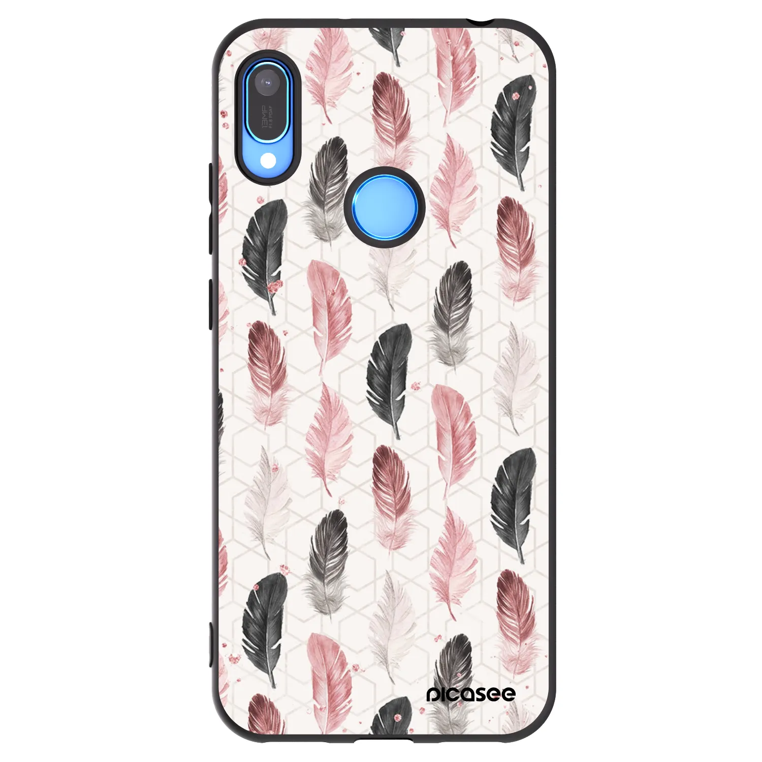 Picasee silikónový čierny obal pre Huawei Y6 2019 - Pírka 2