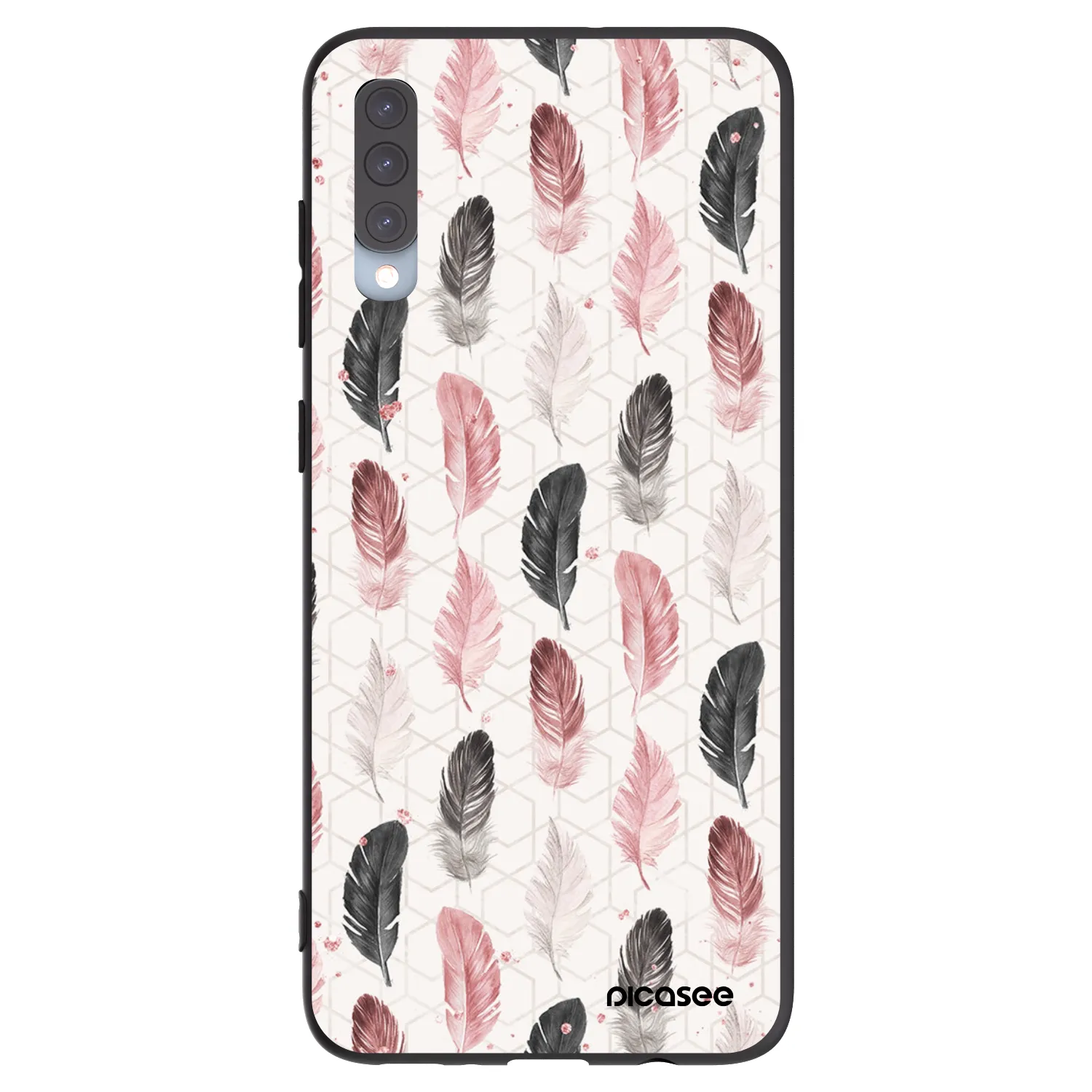 Picasee silikónový čierny obal pre Samsung Galaxy A70 A705F - Pírka 2