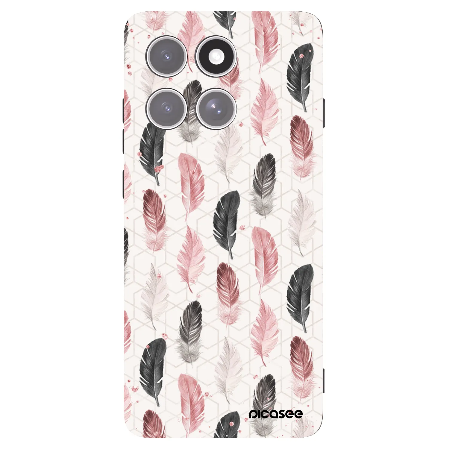 Picasee silikónový čierny obal pre Motorola Edge 60 Pro - Pírka 2