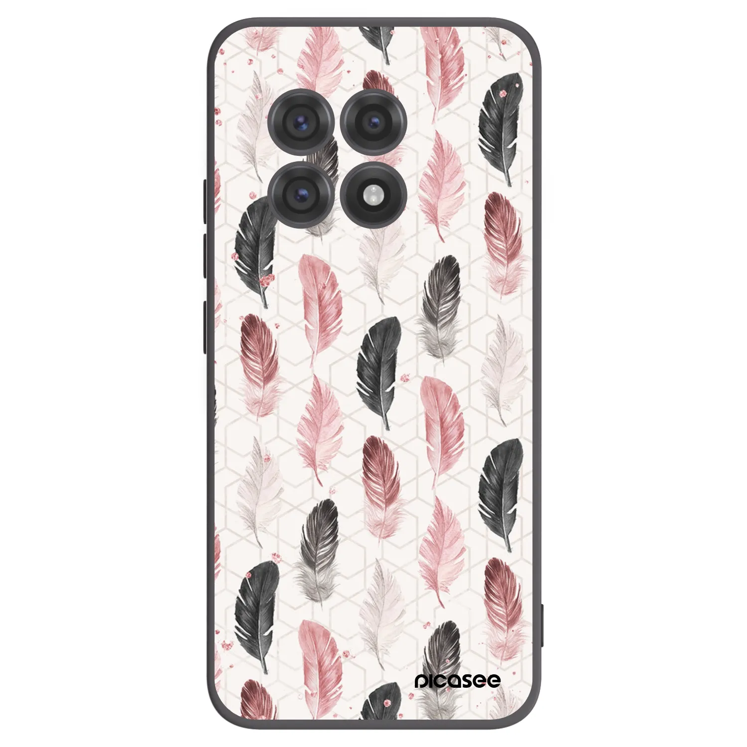 Picasee silikónový čierny obal pre OnePlus 13R 5G - Pírka 2