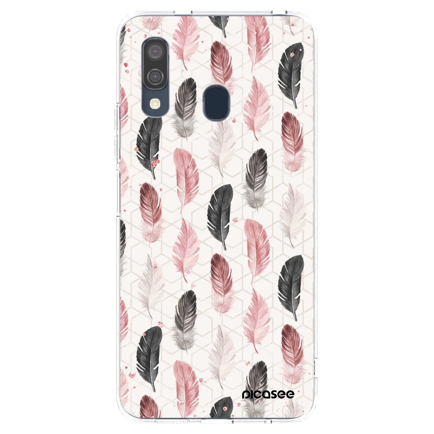 Picasee silikónový prehľadný obal pre Samsung Galaxy A40 A405F - Pírka 2
