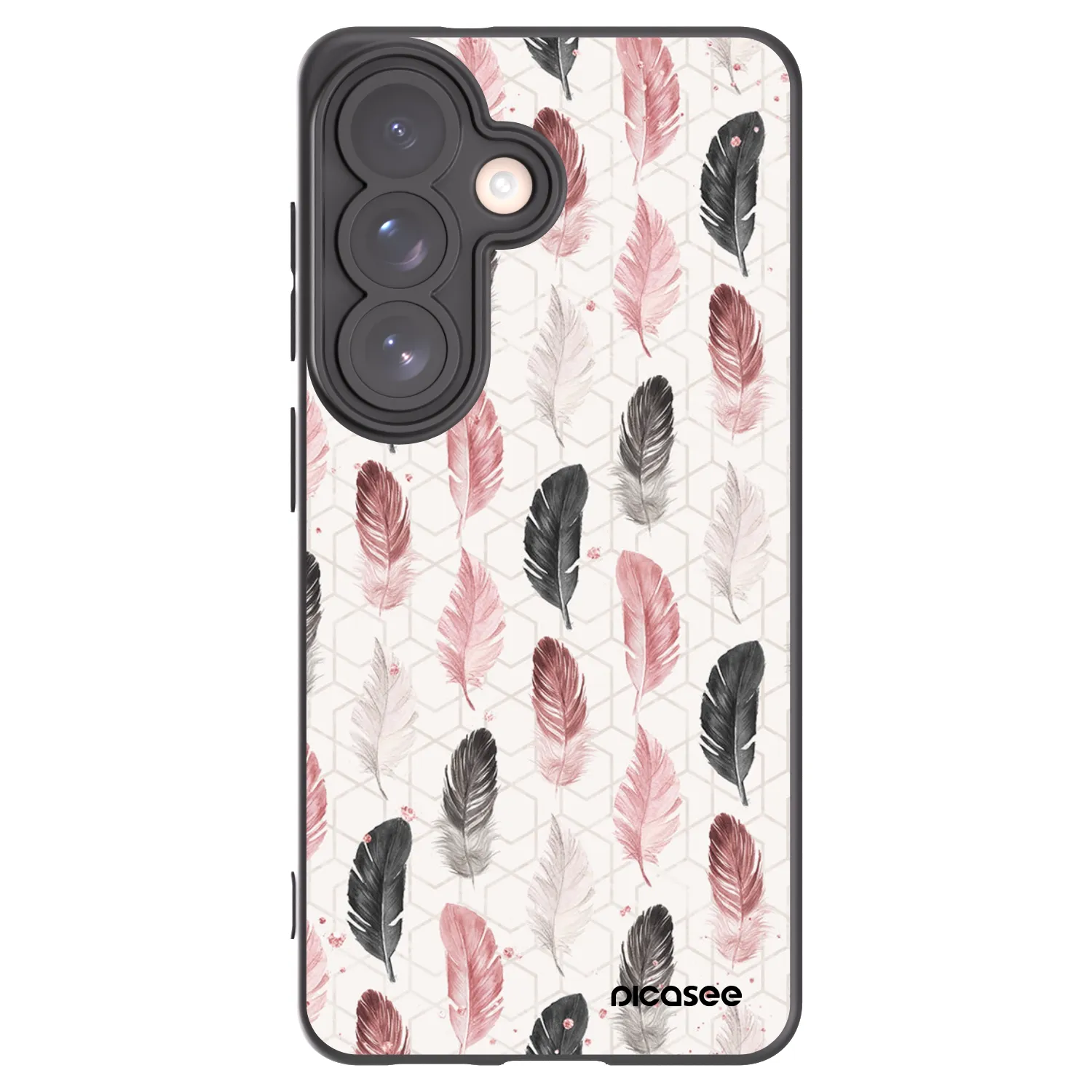 Picasee silikónový čierny obal pre Samsung Galaxy S26 - Pírka 2