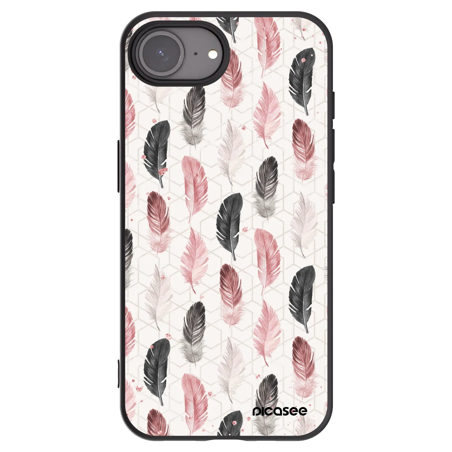 Picasee silikónový čierny obal pre Apple iPhone 17e - Pírka 2