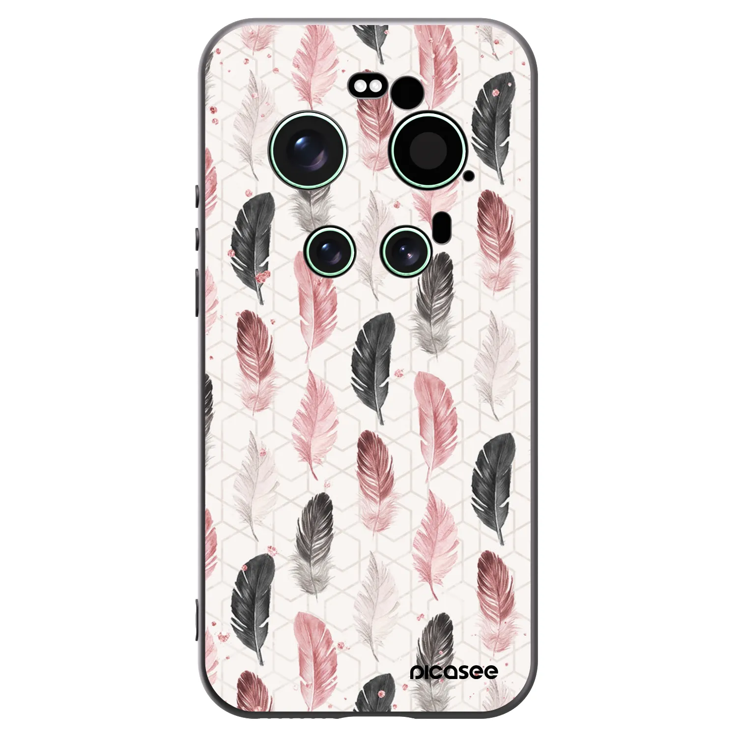 Picasee silikónový čierny obal pre Xiaomi 17 Ultra - Pírka 2