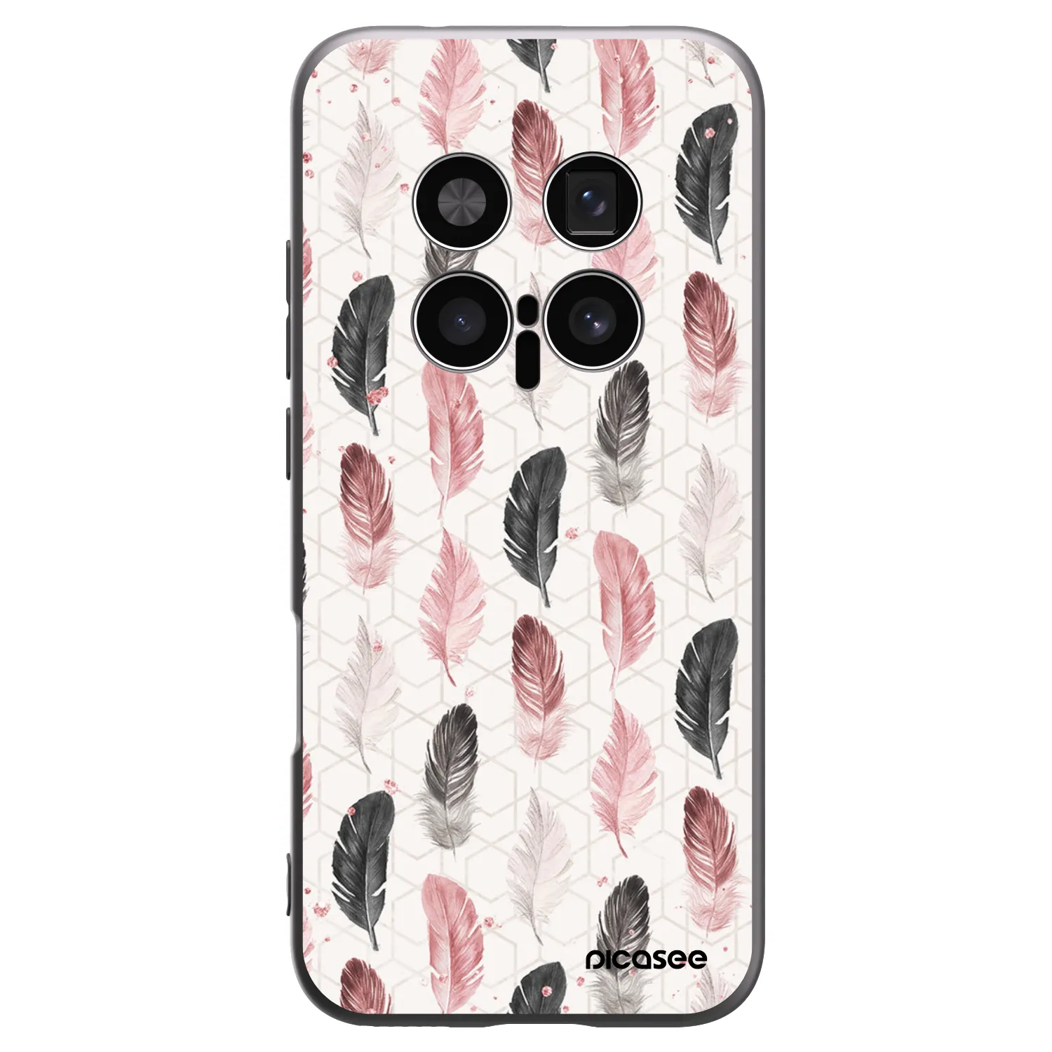 Picasee silikónový čierny obal pre Honor Magic8 Pro 5G - Pírka 2