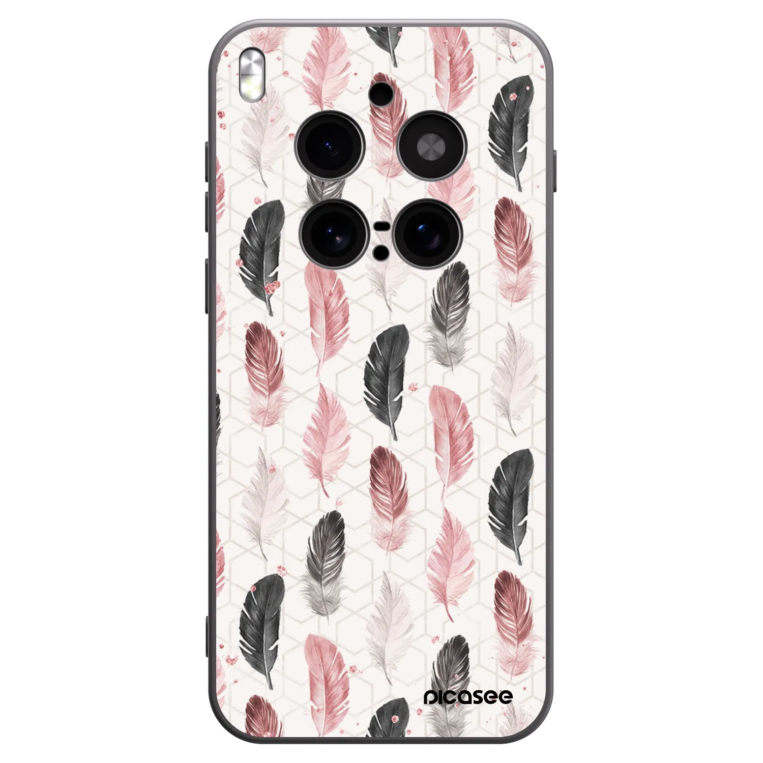 Picasee silikónový čierny obal pre Vivo X300 Pro - Pírka 2