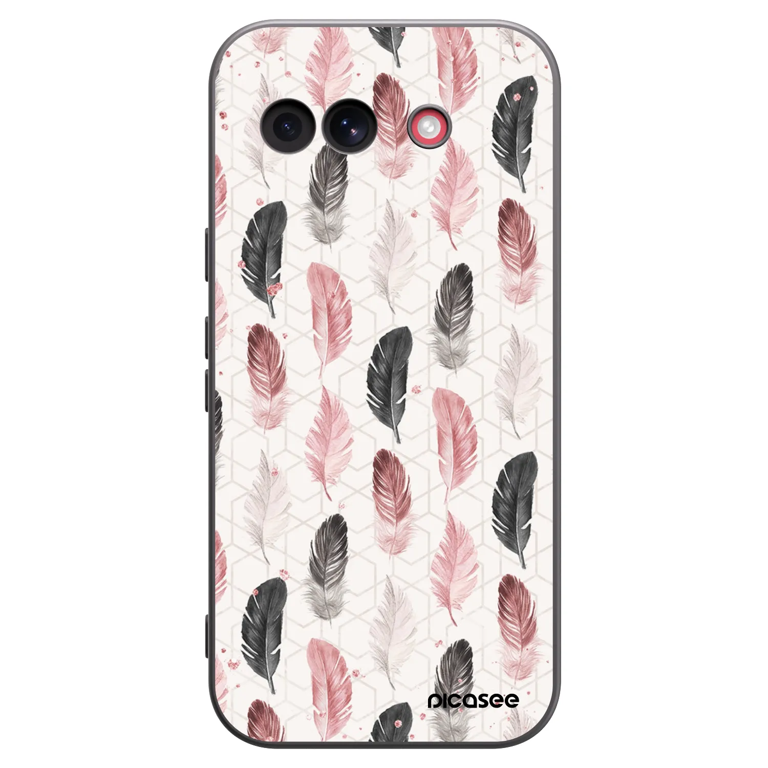 Picasee silikónový čierny obal pre Google Pixel 10a - Pírka 2
