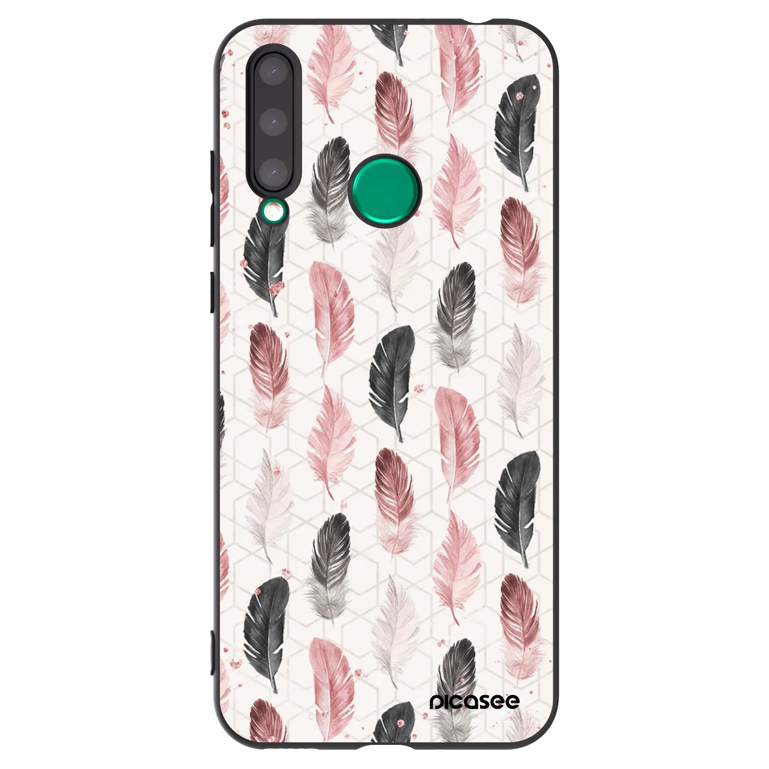 Picasee silikónový čierny obal pre Honor 20 Lite - Pírka 2