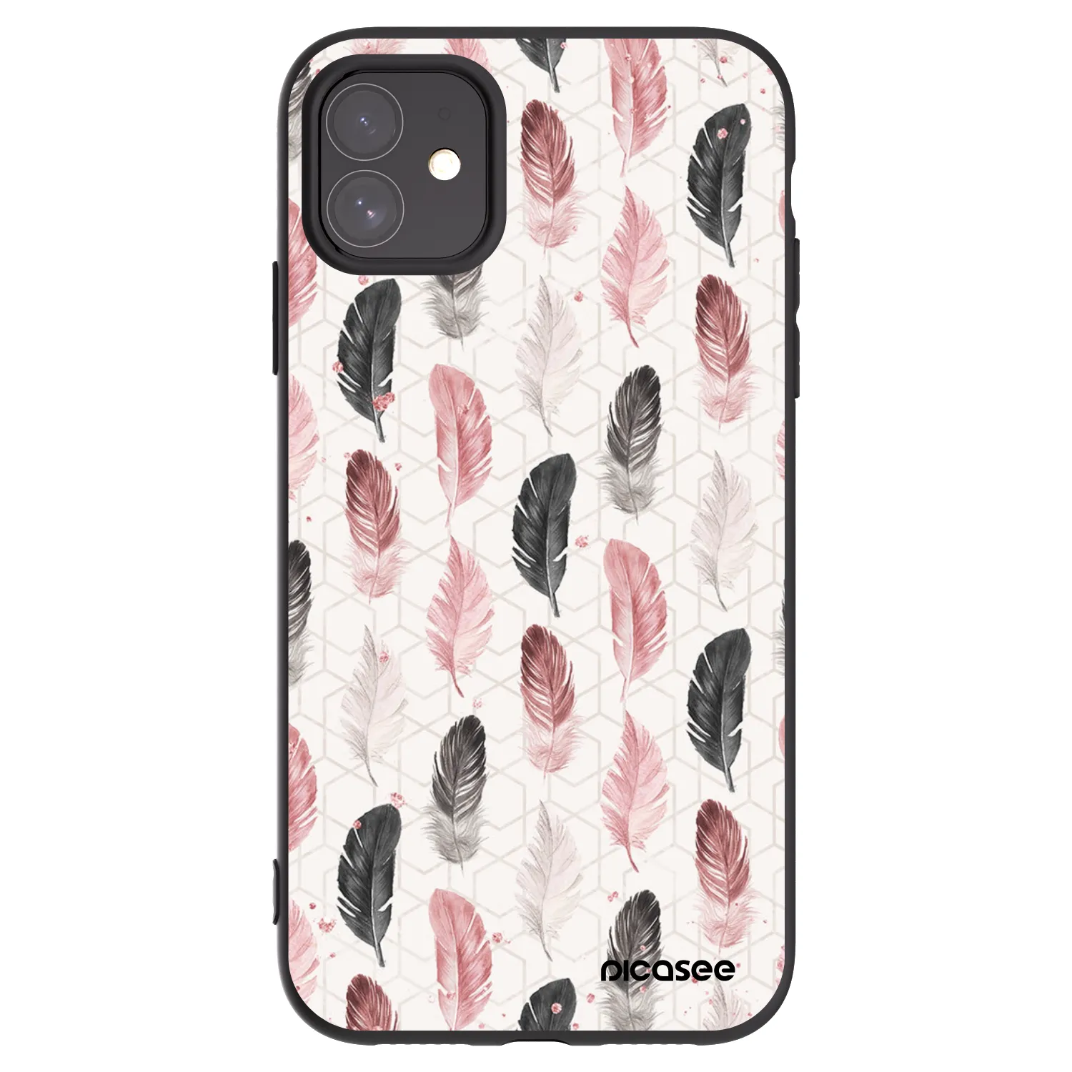 Picasee silikónový čierny obal pre Apple iPhone 11 - Pírka 2