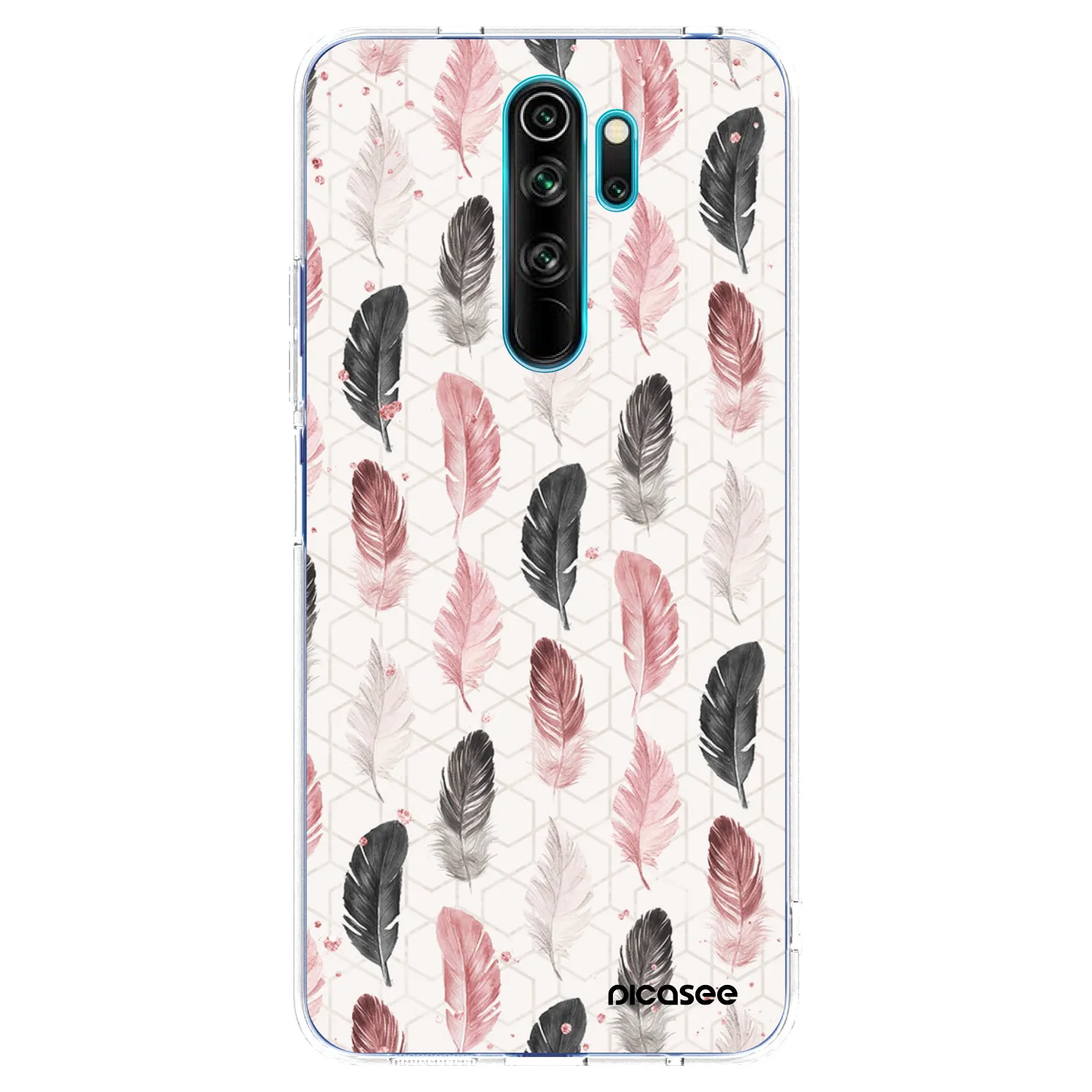 Picasee silikónový prehľadný obal pre Xiaomi Redmi Note 8 Pro - Pírka 2