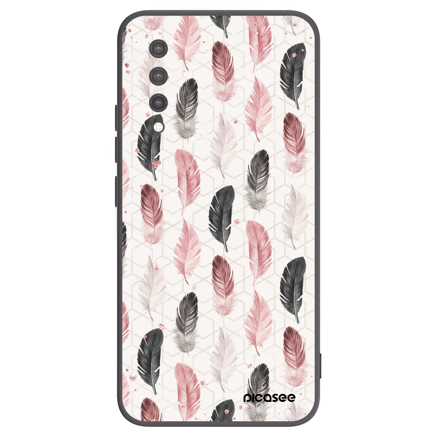 Picasee silikónový čierny obal pre Xiaomi Mi 9 Lite - Pírka 2