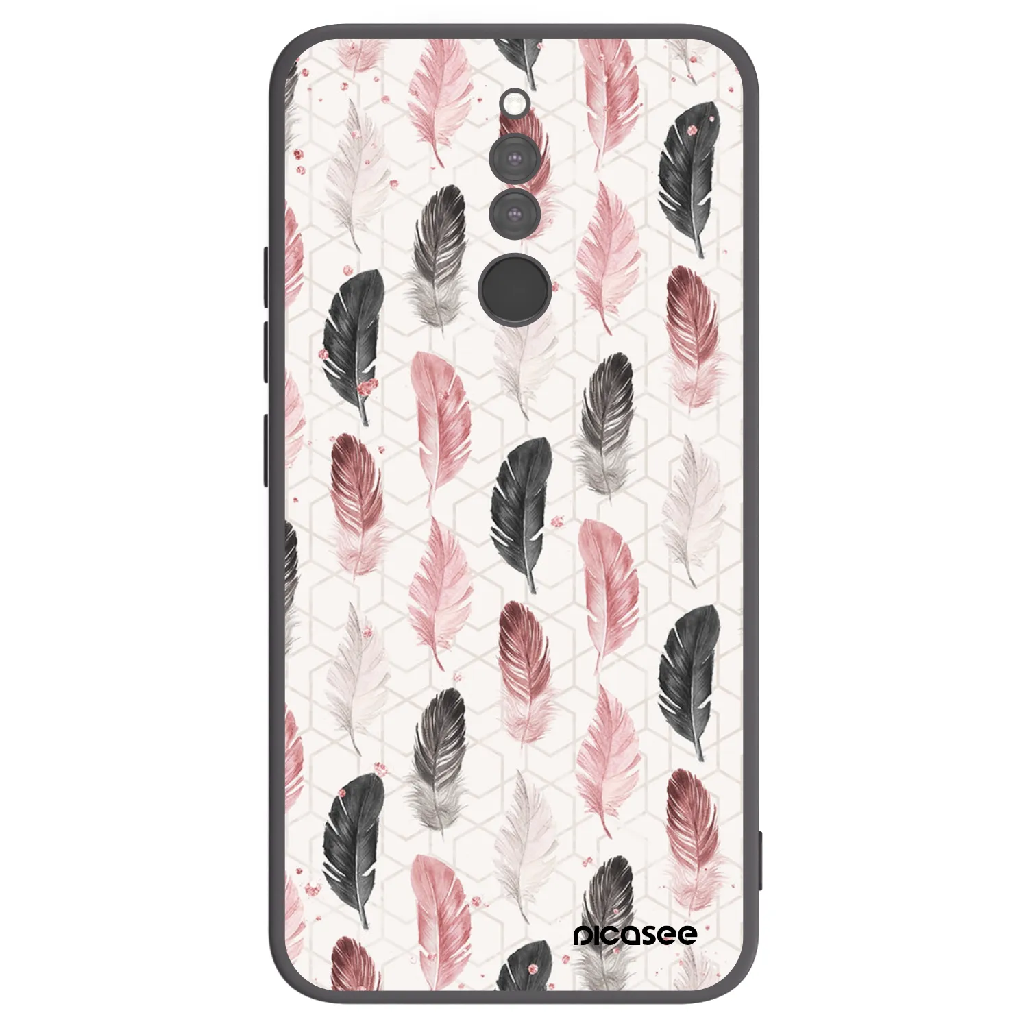 Picasee silikónový čierny obal pre Xiaomi Redmi 8 - Pírka 2