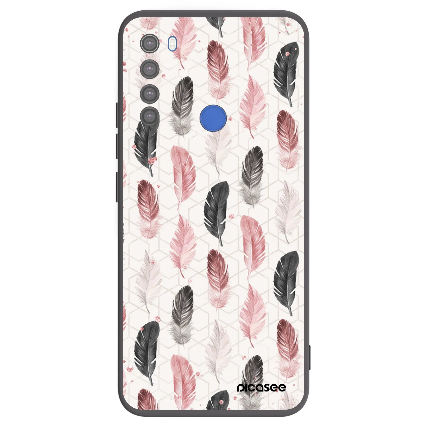 Picasee silikónový čierny obal pre Xiaomi Redmi Note 8T - Pírka 2