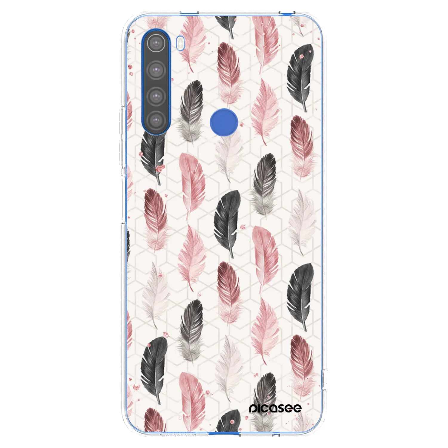 Silikónový prehľadný obal pre Xiaomi Redmi Note 8T - Pírka 2