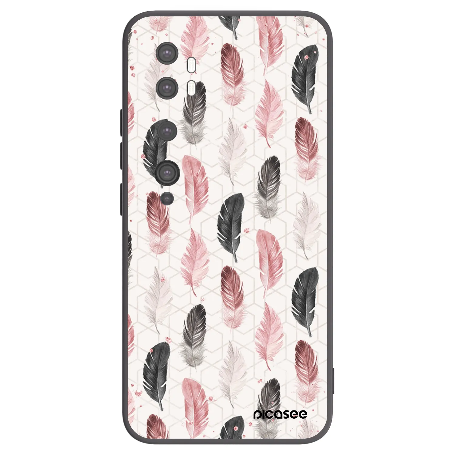 Picasee silikónový čierny obal pre Xiaomi Mi Note 10 (Pro) - Pírka 2