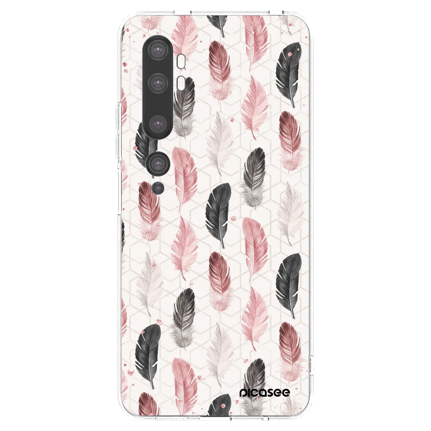 Picasee silikónový prehľadný obal pre Xiaomi Mi Note 10 (Pro) - Pírka 2