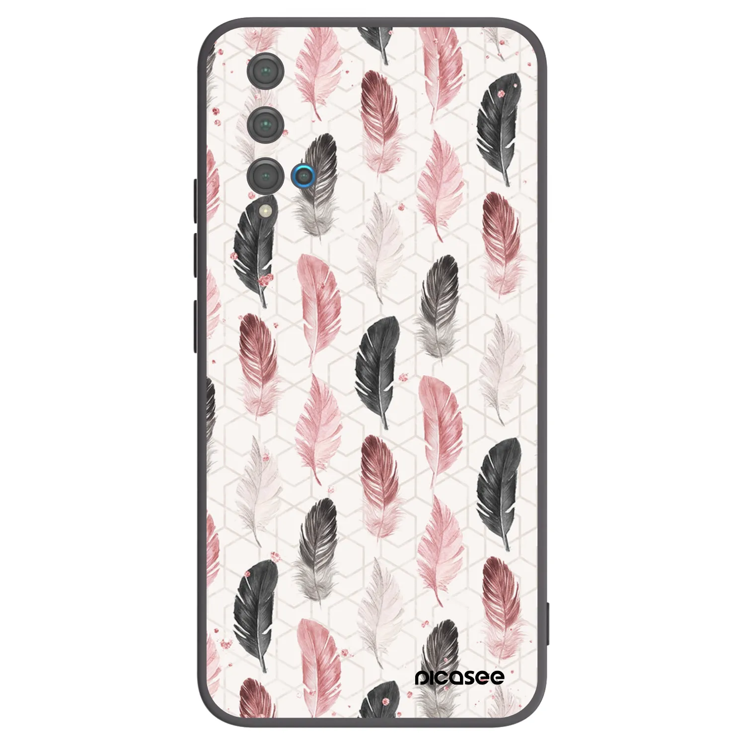 Picasee silikónový čierny obal pre Huawei Nova 5T - Pírka 2