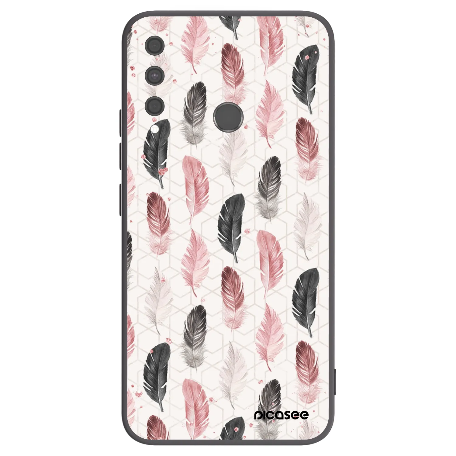 Picasee silikónový čierny obal pre Huawei P40 Lite E - Pírka 2