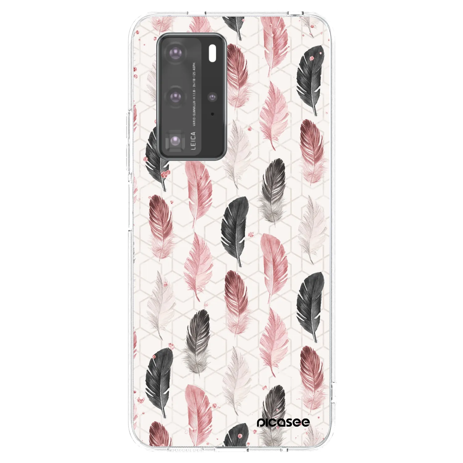 Picasee silikónový prehľadný obal pre Huawei P40 Pro - Pírka 2