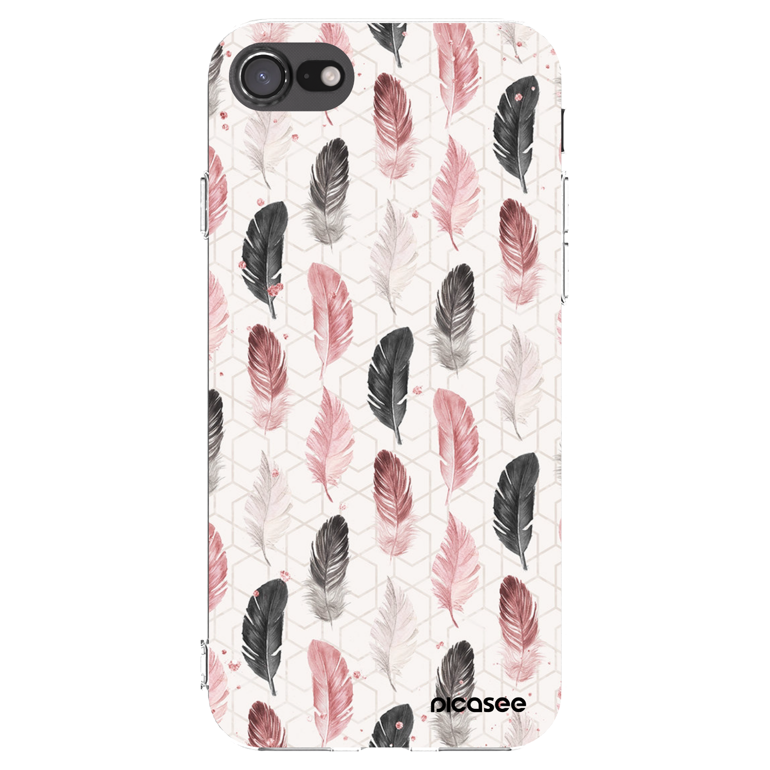 Picasee silikónový prehľadný obal pre Apple iPhone SE 2020 - Pírka 2