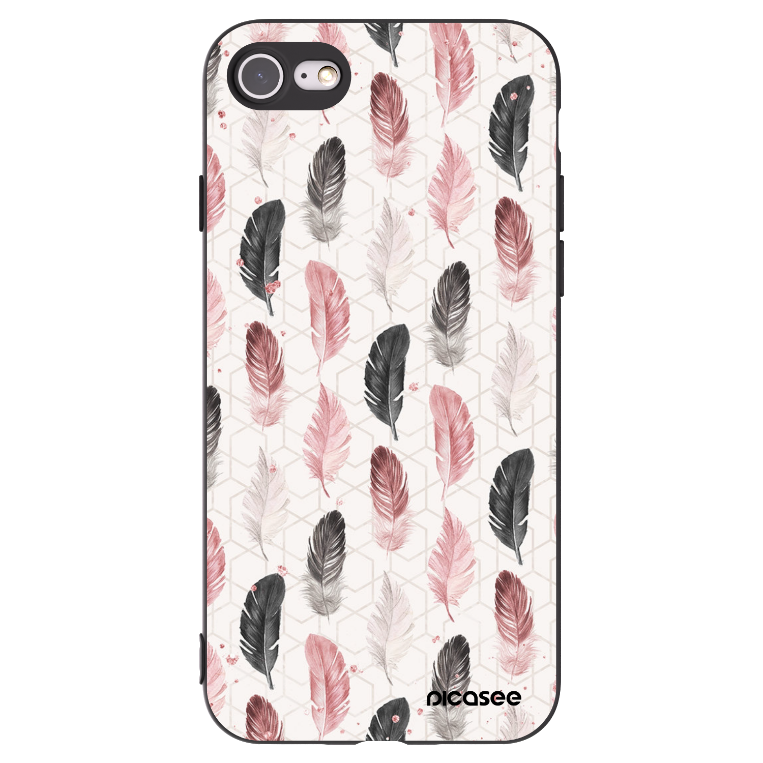 Picasee silikónový čierny obal pre Apple iPhone SE 2020 - Pírka 2