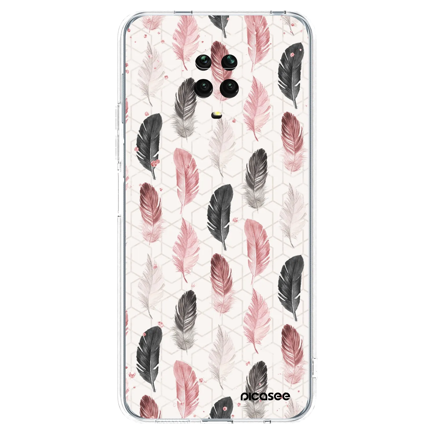 Picasee silikónový prehľadný obal pre Xiaomi Redmi Note 9S - Pírka 2