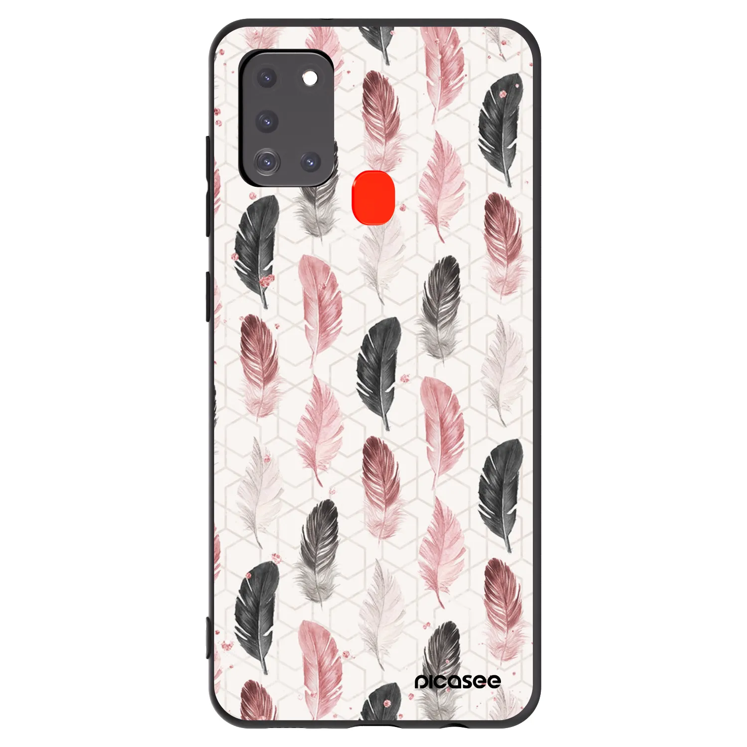 Picasee silikónový čierny obal pre Samsung Galaxy A21s - Pírka 2