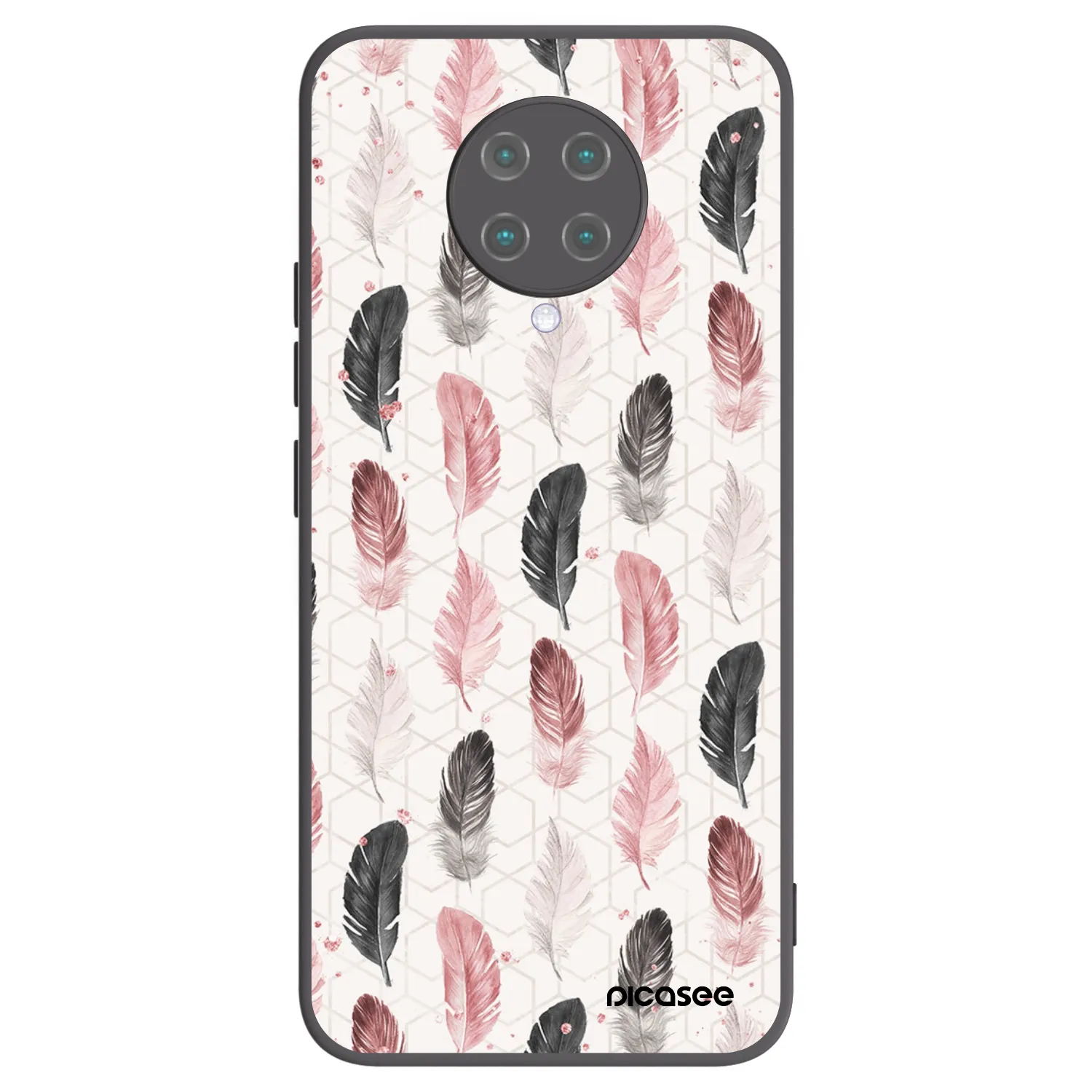 Picasee silikónový čierny obal pre Xiaomi Poco F2 Pro - Pírka 2