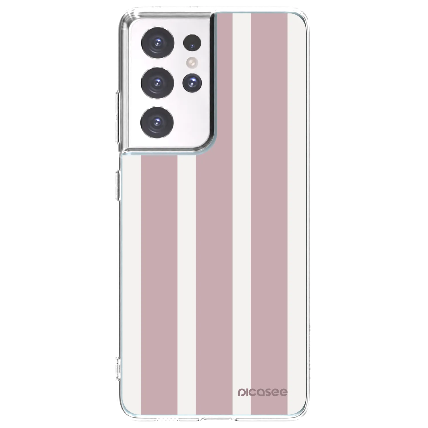 Picasee silikónový prehľadný obal pre Samsung Galaxy S21 Ultra 5G G998B - Velvet sun