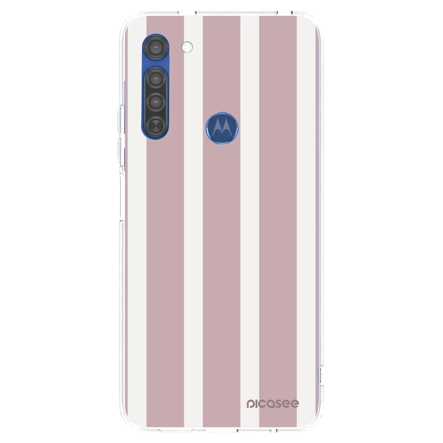 Picasee silikónový prehľadný obal pre Motorola Moto G8 - Velvet sun