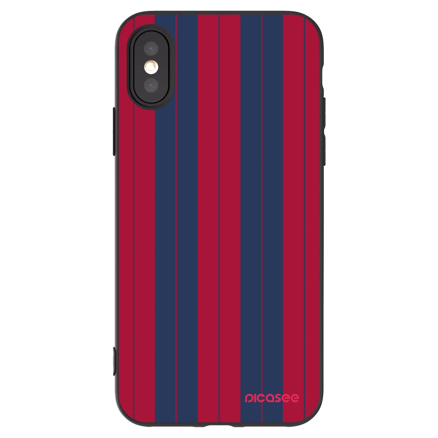 Picasee silikónový čierny obal pre Apple iPhone X/XS - Yacht club