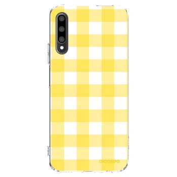 Picasee silikónový prehľadný obal pre Honor 9X Pro - Gride lemon