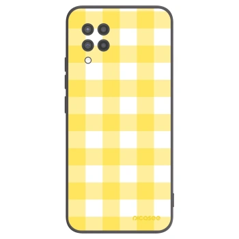 Picasee silikónový čierny obal pre Samsung Galaxy A42 A426B - Gride lemon