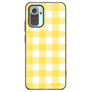 Picasee silikónový čierny obal pre Xiaomi Redmi Note 10 Pro - Gride lemon