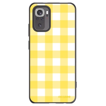 Picasee silikónový čierny obal pre Xiaomi Redmi Note 10S - Gride lemon