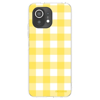 Picasee silikónový prehľadný obal pre Xiaomi Mi 11 - Gride lemon