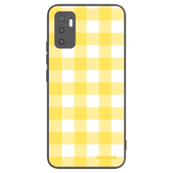 Picasee silikónový čierny obal pre Xiaomi Redmi Note 10 5G - Gride lemon