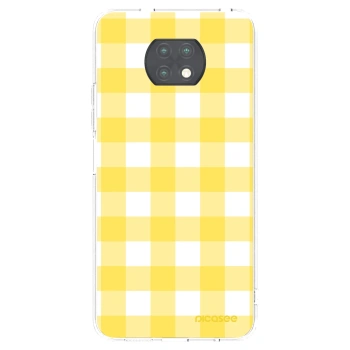 Picasee silikónový prehľadný obal pre Xiaomi Redmi Note 9T - Gride lemon