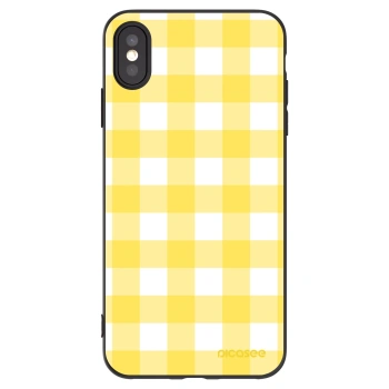 Picasee silikónový čierny obal pre Apple iPhone XS Max - Gride lemon