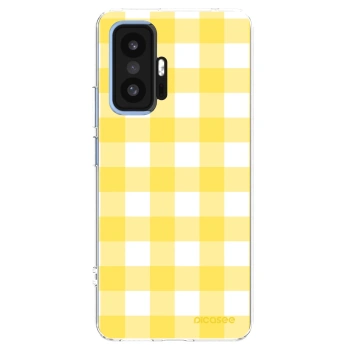 Picasee silikónový prehľadný obal pre Xiaomi 11T Pro - Gride lemon