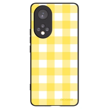 Picasee silikónový čierny obal pre Honor 50 5G - Gride lemon