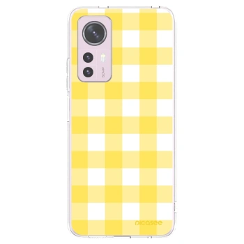 Picasee silikónový prehľadný obal pre Xiaomi 12 - Gride lemon
