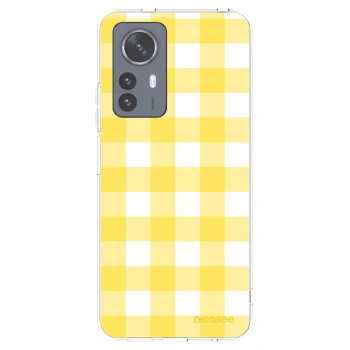 Picasee silikónový prehľadný obal pre Xiaomi 12 Pro - Gride lemon
