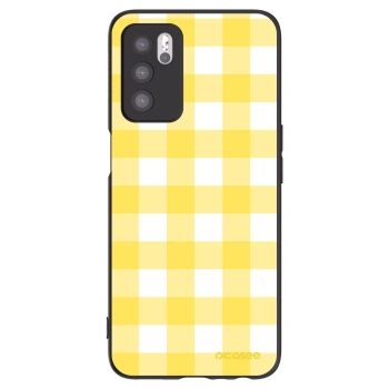 Picasee silikónový čierny obal pre OPPO A16s - Gride lemon