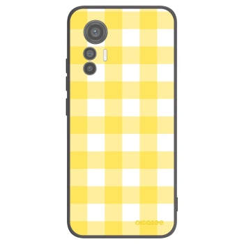 Picasee silikónový čierny obal pre Xiaomi 12 Lite - Gride lemon