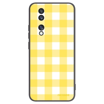 Picasee silikónový čierny obal pre Honor 70 - Gride lemon