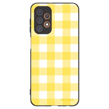 Picasee silikónový čierny obal pre Samsung Galaxy A23 A235F 4G - Gride lemon