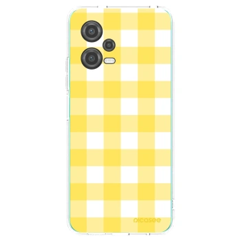 Picasee silikónový prehľadný obal pre Xiaomi Poco X5 - Gride lemon
