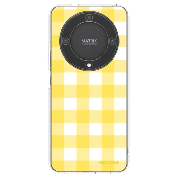 Picasee silikónový prehľadný obal pre Honor Magic5 Lite 5G - Gride lemon