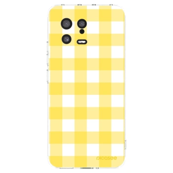 Picasee silikónový prehľadný obal pre Xiaomi 13 - Gride lemon